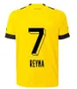 サッカージャージ23 24 Haller Cup Reus 2023 2024ボルシアサッカーフットボールシャツNeongelb Hummels Brandt Dort Men Kid Kit Maillot de Foot