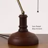 Table Lamps Bank Lamp European Style Glass Retro Office Desk Living Room Bedroom Decorative Bedside With Switch