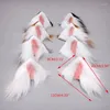 Fontes de festa linda pele sintética orelhas de gatinho lolita grampos de cabelo anime japonês cosplay animais peludos grampos de cabelo adereços de fantasia de halloween