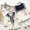 Robes de fille Tonytaobaby Lolita Style col marin robe d'automne enfants enfants filles à manches longues