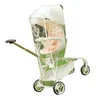 Peças de carrinho de bebê capa para carrinho de bebê transparente eva chuva respirável proteções à prova de vento à prova de poeira dropship