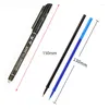 12Pcs/Set Office Gel Pen Erasable Refill Rod Magic 0.5mm Blue Black Ink School Stationery Writing Tool Gift