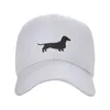 Bérets Teckel Chien (s) Lisse Enduit Wiener Casquettes de Baseball Snapback Hommes Femmes Chapeaux Casquette Occasionnelle Chapeau Casquette