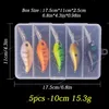 5pc/ kutu 11cm 17g Simbait Wobblers Pike Balıkçılık Yapay Çok Eklemli Kesitler Sert Yem Trolling Sazan Balıkçılık Araçları Balıkçılık Balıkçılaşma Cazları Çok Eklemli