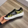 Muschel Barock Greca Sneakers Casual Shoes Luxus Männer Schuh Greca Trainer Weiß griechisch-Key-Motiv-Tupfen-Druckrunde Runde Zehen Multicolor-Bahnsteig-Trainer 05