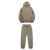 Designer NYTT TRACKSUT ESS Märke tryckt sportkläder Män 6 färger varma två stycken Set Loose Hoodie Sweatshirt Pants Set Hoodie