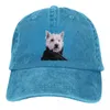 Ball Caps West Highland Dog Multicolor Hat Peak's Cap Beauty Beauty Visor Protection personnalisée Chapeaux