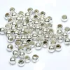 500pcs lot Silver Plated Round Ball Alloy Beads Spacer Beads For Jewelry Making Accessories DIY 3 4 5 6 8mm196Z