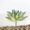 Decorative Flowers Fake Succulents Non-Potted Artificial Plants Decor Faux Succulent For Terrarium Greenery Outdoor