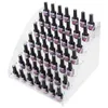 Nagelövning skärm 5/6/7 lager akryl nagellack display arrangör hyllan clear kosmetisk display rack hållare ram smycken lagringslåda 231030