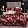 Ensembles de literie Ensemble nordique pour la maison Housse de couette douce Lit double Couette et taie d'oreiller de luxe 3 pièces Queen King Size Textile 231030