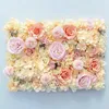 Forniture di nozze decorazione di sfondo Muro di fiori di simulazione di plastica di fiori di seta di peonia di rosa ortensia