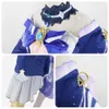 Jogo genshin impacto sangonomiya kokomi cosplay traje watsumi ilha inazuma peruca colar vestido roupa carnaval terno kawaii