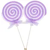 Party Decoration 2 PCS Vase Flowers Lollipop Po Simulerade Uppblåsbara unika ornament Prop Rounded