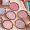 Blush Flower Knows Strawberry Rococo Series Embossed Blush Face Makeup Matte Shimmer Pigment Waterproof Natural Nude Brightening Cheek 231030