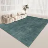 Carpet European style Green Area Solid Color Non slip Bedroom Rug Soft Fluffy Lounge Floor Mat Thicken Flannel Living Room Rugs 231030