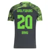 23/24 VfL WolfSbUrG maillots de football rétro 2008-09 GINCZEK STEFFEN 23 24 à domicile MBABU BROOKS ARNOLD WEGHORST uniformes d'entraînement hommes enfants kits maillots de football