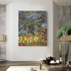 Trees in the Garden of St. Paul Hospital by Vincent Van Gogh Oil Painting Replica Hand Painted Masterpiece on Canvas Wall Art