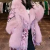 Womens Fur Faux Winter Coat Thick Warm MidLength Toka Lamb Wool Coats Fashion Loose and Slimming Oversized Jacket 231031