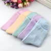 Women Socks 5 Pair/Lot Combed Cotton Classic Black White Grey Candy Solid Color Long Casual In Tube Sock Winter Girl Meias