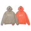 22FW Front Flocking Printing Number Hoodie USA Autumn Winter Skateboard Hoody Fleece Warm Hooded Sweathirt320j