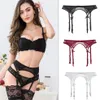 Garters Sexy Women Lace Black white red Brand Garter Temptation Ultra-thin Female Silk Stockings Suspender Belt Wedding Belts220L