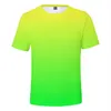 Men's T-Shirts Neon T-Shirt Men Women Summer Green T Shirt Boy Girl Solid Colour Tops Rainbow Streetwear Tee Colourful 3D Pri239o