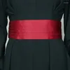 Bälten bred elastisk midjebälte för kvinnor Fashion tyg klänning svart röd korsett cincher midjeband damer cinto feminino