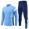 2023 2024 Man City Soccer Tracksuit Training Training Suit 23/24 어린이 축구 트랙복 2023 소년 소녀 생존 발 chandal