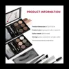 Augenbrauenverstärker GLAZZI 6-Farben-Augenbrauenpulver-Palette Kosmetikmarke Augenbrauenverstärker Professioneller wasserfester Make-up-Lidschatten mit Pinsel 2 231031