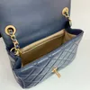 Designer-Tasche, Umhängetasche, modische Tasche, Tragetaschen, Ketten-Umhängetasche, silberne Geldbörse für Damen, CC-Handtaschen aus Lammleder, luxuriöse Klappe, Kartenhalter, Clutch, Geldbörse