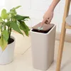 Lixeiras de cozinha lata de lixo empurrar recipientes de organização balde de lixo de banheiro reciclagem cesta de lixo de escritório lixeira automática 231031