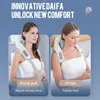 Nekkussen masseren JYouCare-stimulator voor nek-schouder Verwarming spier kneden shiatsu-sjaal Cervicaal lichaam rug Massage gevoelige gebieden masajeador 231030