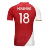 2023 2024 MONACO AS SOCCER Jerseys Ben Yedder Embolo Boadu 23 24 M.Camara Golovin Home Away 3rd Football Shirt Fofana C.Henrique Zakaria Men Kit Kit Mundlid