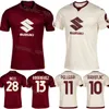 2023 24 Torino Soccer 13 Ricardo Rodriguez Jersey Club 8 Ivan Ilic 10 Nemanja Radonjic 32 Vanja Milinkovic-Savic 3 Perr Schuurs Fußballtrikot-Sets für Sportfans