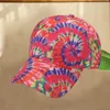 Bollmössor Tie Dye Gradient Färgglada mönster Baseballmössa Högkvalitativ fritid utomhus Solskyddsmedel för män Casquette Homme