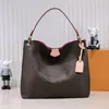 Luxuriöse Designer-Handtasche, Damen-Umhängetasche, L, elegante Satteltasche, Shopping-Umhängetasche, Blumenbraune Leder-Geldbörsen-Handtasche, lose Geldbörse, Umhängetasche