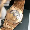 AP Szwajcarskie luksusowe zegarki 15400OR.OO.1220OR.01 Royal AP Oak Series 41 mm Automatyczne mechaniczne Precision Stal Rose Gold Men Watch Rose Gold Black Black Clate Ktfw