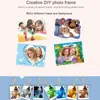 Câmeras de brinquedo Crianças câmera digital cartoon multi funções silicone case micro cordão criança selfie portátil criança vídeo usb presentes de férias 231031