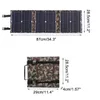 Laddare 800W solpanelpaket Komplett camping Fällbar kraftverk MPPT Portable Generator Charger 18V för bilbåt Caravan Camp 231117