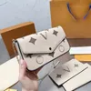 Luxury Multi Felicie Pochette Women Chain Bags Fashion High Quality embossing Flower the Tote bag Short Wallet High Quality Card holder Crossbody Bag