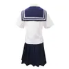 Mädchen Uniformen Studenten Kleidung Anime Toaru Kagaku No Railgun Saten Ruiko Cosplay Sailor Schuluniform Anzug für Frauen