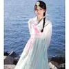 الملابس العرقية 2023 HANBOK الكورية اللباس على غرار محكمة الأداء التقليدي للمرحلة الوطنية الجنية S693