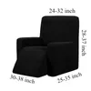 Chair Covers Massage Sofa Cover Solid Color All-inclusive Stretch Fleece Rocker Bench For Wing Back Armchair