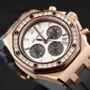 AP Swiss Luxus-Armbanduhren, Royal AP Oak Offshore-Serie, multifunktionale automatische Maschinen-Damenuhr 26231OR, 37 mm, 18 Karat Roségold, garantierte Karte QLDV