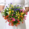 Dried Flowers 1 Bundle Artificial Outdoor UV Resistant Greenery Shrubs Plants for Home Kitchen Office Wedding Garden Decor Fake Flower 231030