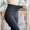 Shapers Femmes Hiver Femmes Leggings Chauds Taille Haute Élastique Fille Solide Plus Épaissir Velours Slim Legging Thermique