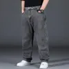 Women's Jeans 10XL Oversize Men Fashion Streetwear Plus Size Cotton Loose Pants Casual Cargo Breathable Big Fat Trousers 231031