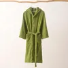 Towel Adult Hooded Nightdress Autumn And Winter Terry Bathrobes Pajamas Cotton Long Sleeved Dressing Gowns Loungewear El SPA