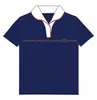 Ensembles de vêtements 2023 Été Rouge et Vert Sangle Petit Col Rond Bleu Marine Filles Coton Polo Chemise Jupe Blanche